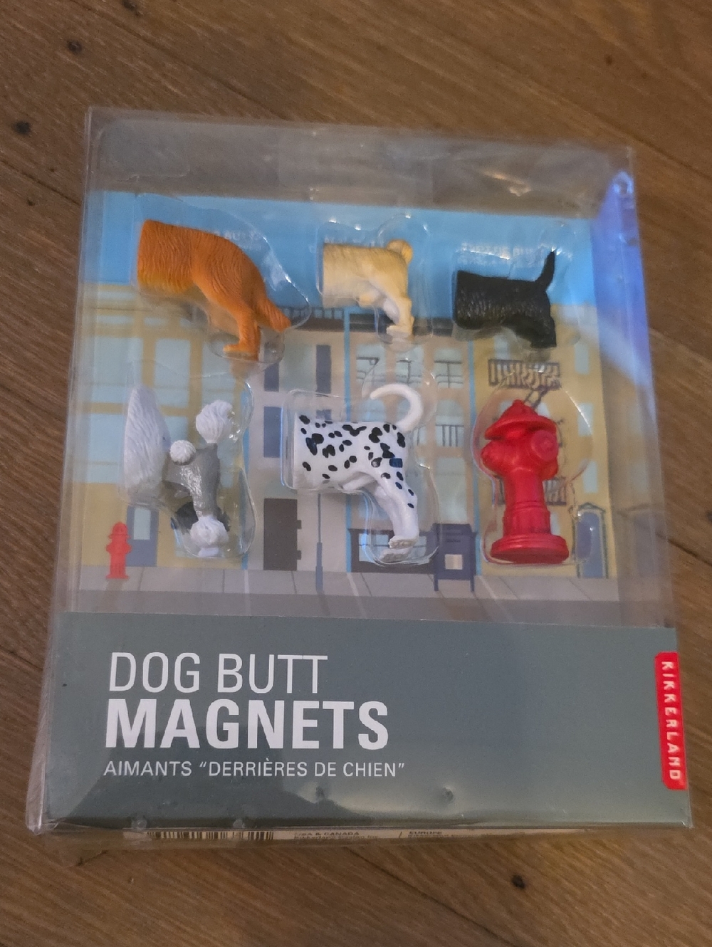 Kikkerland Dog Butt Magnets - NEW
